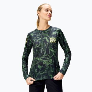 Longsleeve rowerowy damski Endura Floral Ltd W black
