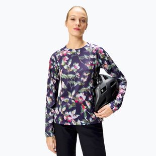 Longsleeve rowerowy damski Endura Floral Ltd W bramble