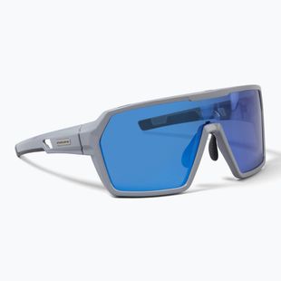 Okulary przeciwsłoneczne Endura Singletrack dreich grey/blue revo smoke/clear silver flash mirror