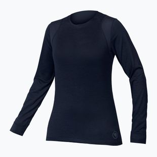 Longsleeve rowerowy damski Endura Singletrack midnight navy