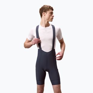 Spodenki rowerowe męskie Endura Loop Bibshort carbon grey