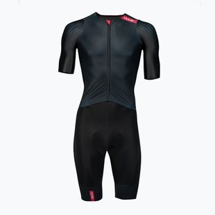 Kombinezon rowerowy męski HUUB Strada Road Speed Suit black/red