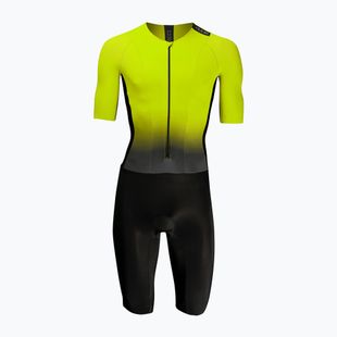 Kombinezon triathlonowy męski HUUB Collective Tri Suit fluorescent yellow