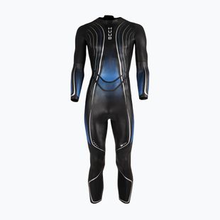 Pianka triathlonowa męska HUUB Agilis II Back Zip 3.5 metalic blue