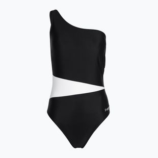 Strój pływacki jednoczęściowy damski Zoggs Lattice One Shoulder blue/white