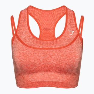 Biustonosz treningowy Gymshark Vital Rise Sports red/marl