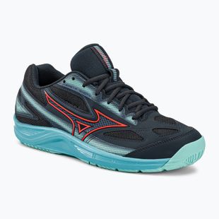 Buty do tenisa Mizuno Break Shot 4 AC collegiate blue/ soleil/ tanager turquoise