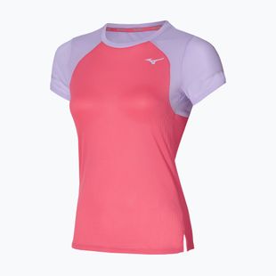 Koszulka do biegania damska Mizuno DryAeroFlow Tee sunkissed coral