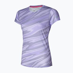 Koszulka do biegania damska Mizuno Impulse Core Graphic Tee pastel lilac