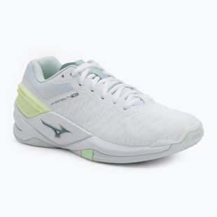 Buty do piłki ręcznej damskie Mizuno Wave Stealth Neo heather/white/neo lime