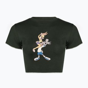 Koszulka damska Ellesse Tweetest Crop dark green