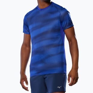 Koszulka do biegania męska Mizuno DryAeroFlow Graphic Tee reflex blue