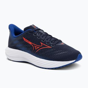 Buty do biegania dziecięce Mizuno Enerzy Rider Jr peacoat/ignitionred/ reflective blue