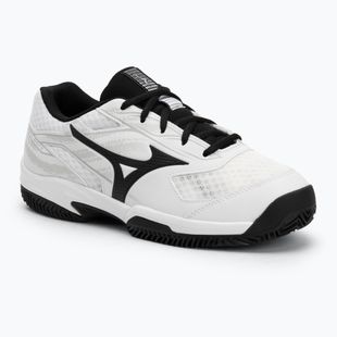Buty do tenisa męskie Mizuno Break Shot 5 CC white/ black/ harbor mist