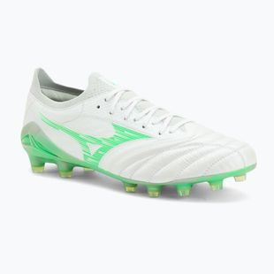 Buty piłkarskie męskie Mizuno Morelia Neo IV Β Elite MD white/neon green/cool gray 3c