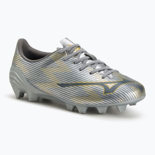 Buty piłkarskie dziecięce Mizuno α II Select Jr Md galaxy silver/8605 c/gold