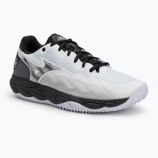 Buty do tenisa męskie Mizuno Wave Enforce Court CC white/ black/ iron gate