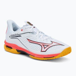 Buty do tenisa Mizuno Wave Exceed Tour 6 CC white/baritone blue/fiery coral 2