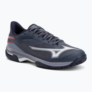 Buty do tenisa Mizuno Wave Exceed Court CC odyssey gray/white/blue granite