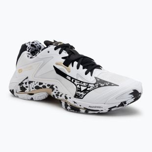 Buty do siatkówki Mizuno Wave Lightning Z8 white/black/ge gold