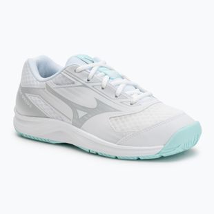 Buty do siatkówki damskie Mizuno Cyclone Speed 5 white/blue tint