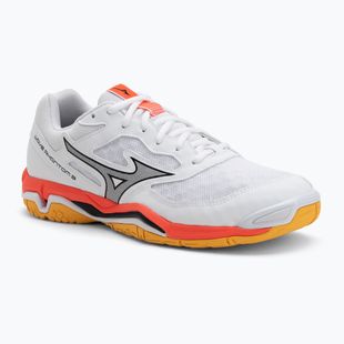 Buty do piłki ręcznej Mizuno Wave Phantom 3 white/fiery coral 2/citrus