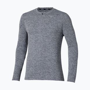 Longsleeve do biegania męski Mizuno Core Impulse Half Zip Tee quicksilver
