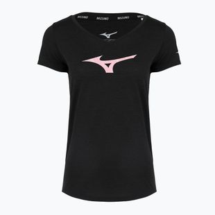 Koszulka do biegania damska Mizuno Core Runbird Tee black/mauve