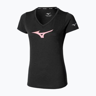 Koszulka do biegania damska Mizuno Core Runbird Tee black/mauve