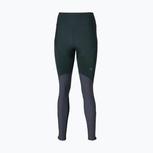 Legginsy do biegania damskie Mizuno Tech Thermal Charge Long black/odyssey gray