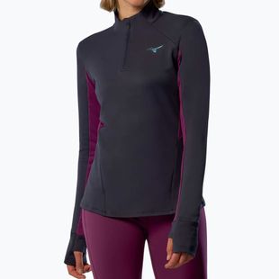 Bluza do biegania damska Mizuno Active Warm Half Zip baritone blue