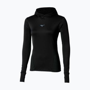 Bluza do biegania damska Mizuno Active Warm Hooded black