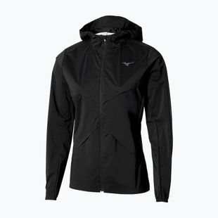 Kurtka do biegania damska Mizuno Tech Thermal Charge Hooded black