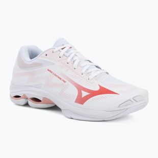 Buty do siatkówki damskie Mizuno Wave Lightning Pro white/rose elegance/lava falls