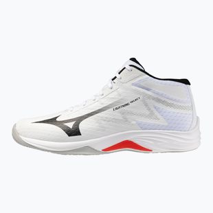 Buty do siatkówki Mizuno Lightning Select Mid white/black/fiery red