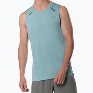 Koszulka do biegania męska Mizuno Active DryAeroFlow Tank Top aquifer