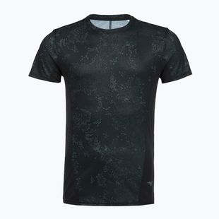 Koszulka do biegania męska  Mizuno Active DryAeroFlow Graphic black/gray