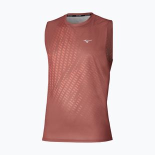 Koszulka do biegania męska Mizuno Core Graphic Sleeveless copper brown