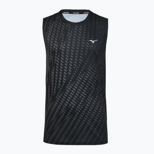 Koszulka do biegania męska Mizuno Core Graphic Sleeveless black/gray
