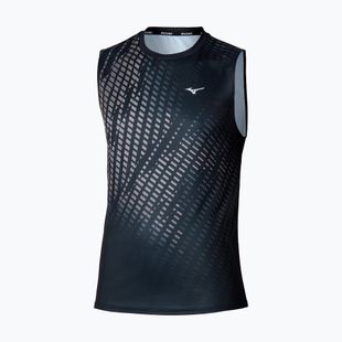 Koszulka do biegania męska Mizuno Core Graphic Sleeveless black/gray
