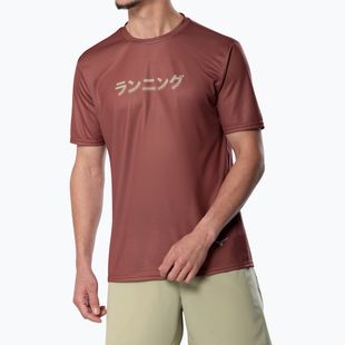 Koszulka do biegania męska Mizuno Core Graphic TeeKoszulka do biegania męska Mizuno Core Graphic Tee copper brown