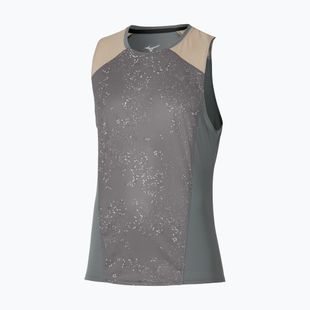 Koszulka do biegania męska Mizuno Active DryAeroFlow Graphic Tank Top lava smoke