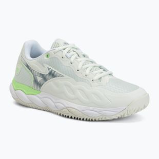 Buty do padla damskie Mizuno Wave Enforce Court Padel phantom green/white/glowing ap