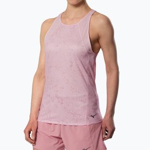 Koszulka do biegania damska Mizuno Active DryAeroFlow Graphic Tank Top pinkesque