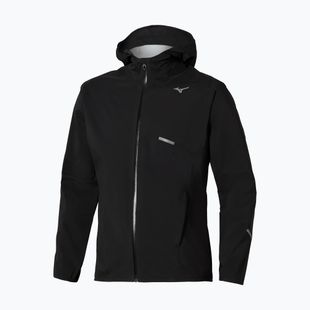 Kurtka do biegania męska Mizuno Trail Waterproof 20K Hooded black