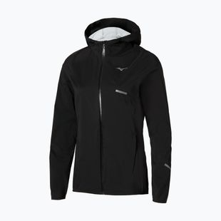 Kurtka do biegania damska Mizuno Trail Waterproof 20K Hooded black