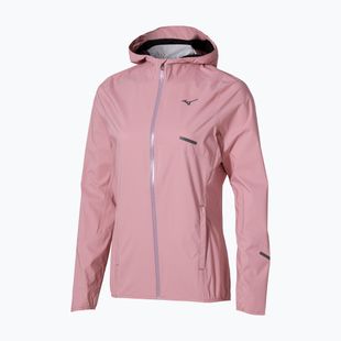 Kurtka do biegania damska Mizuno Trail Waterproof 20K Hooded rose elegance