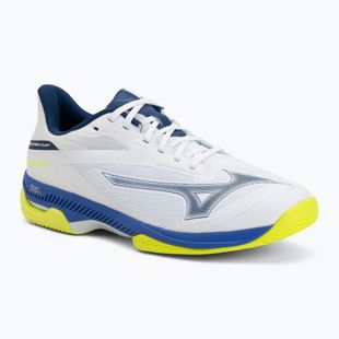 Buty do tenisa Mizuno Wave Exceed Court AC white/dazzling blue/lightning