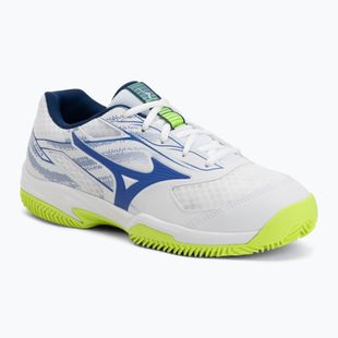 Buty do tenisa męskie Mizuno Break Shot 5 CC white/dazzling blue/ lightning
