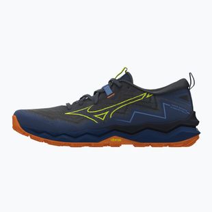 Buty do biegania męskie Mizuno Wave Daichi 9 estate blue/lightning yellow